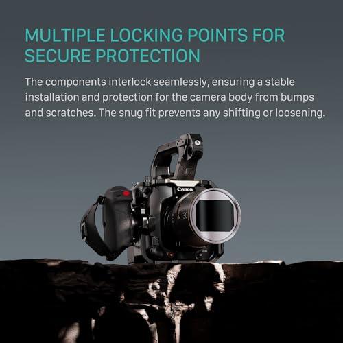 Tilta Tilta Camera Cage Advanced Kit for Canon C400 | Includes Full Cage, Rear Accessory Plate, Top Handle Extension, Shoulder Baseplate & More | Arri Rosette, NATO Rail, 3/8"-16 & 1/4"-20