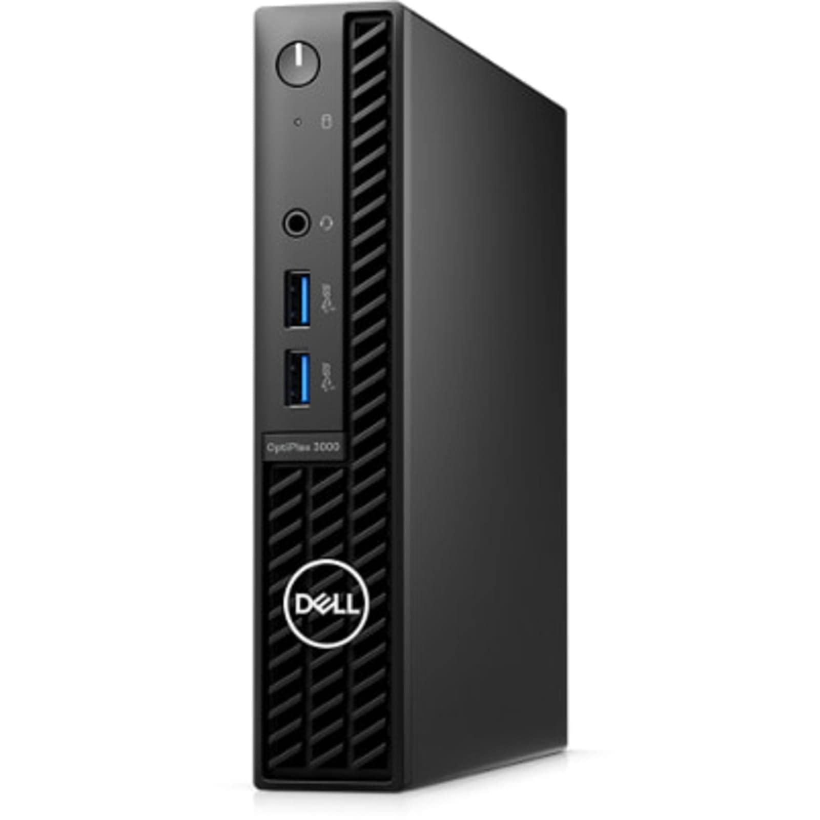 Dell Dell Optiplex 3000 Micro Desktop (2022) | Core i5-12500T - 128GB SSD + 1TB HDD Hard Drive - 16GB RAM | 6 cores @ 4.4 GHz Win 11 Pro Black (Renewed)