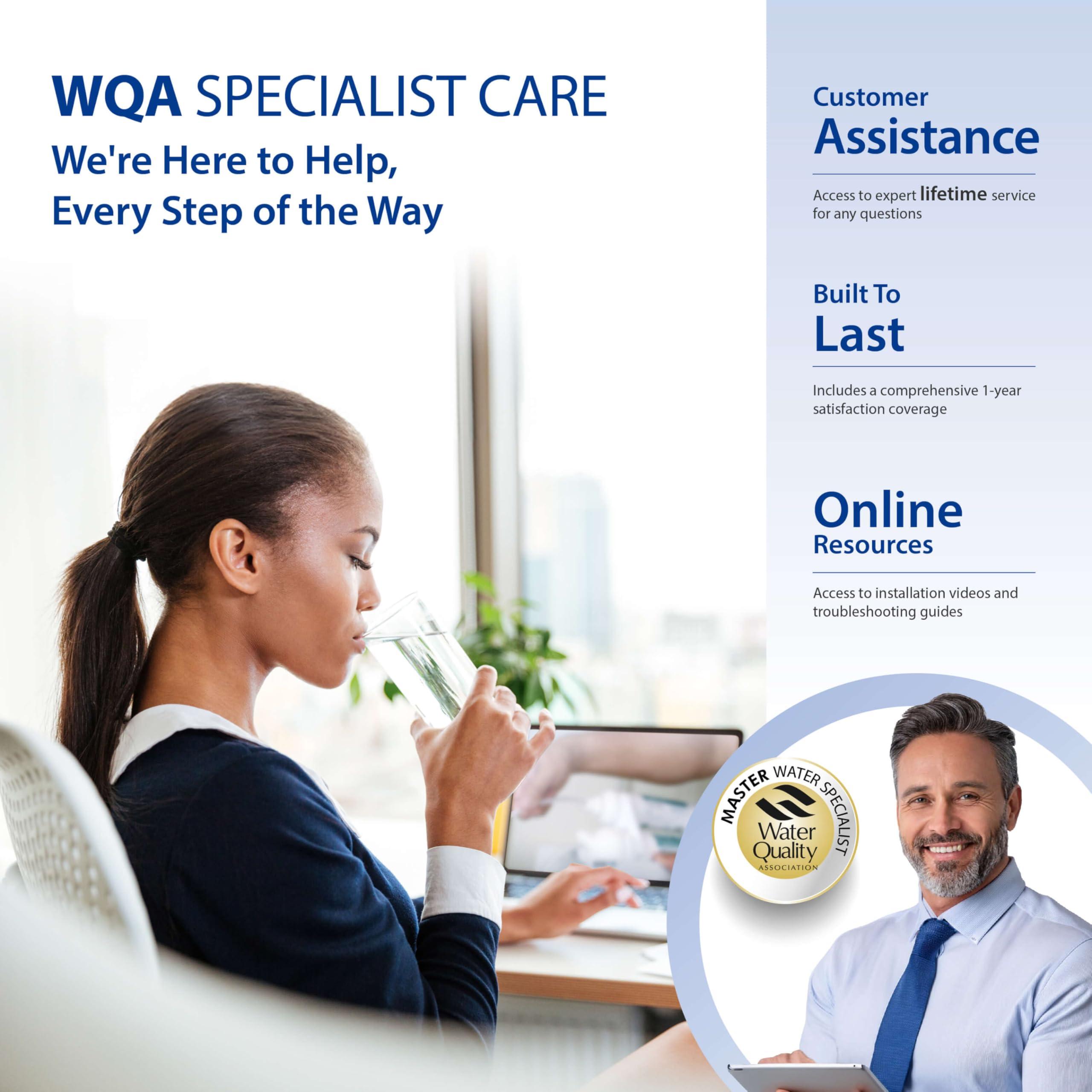 APEC Water Systems APEC Water Systems ROES-50 Essence Series Top Tier 5-Stage WQA Certified Ultra Safe Reverse Osmosis Drinking Water Filter System