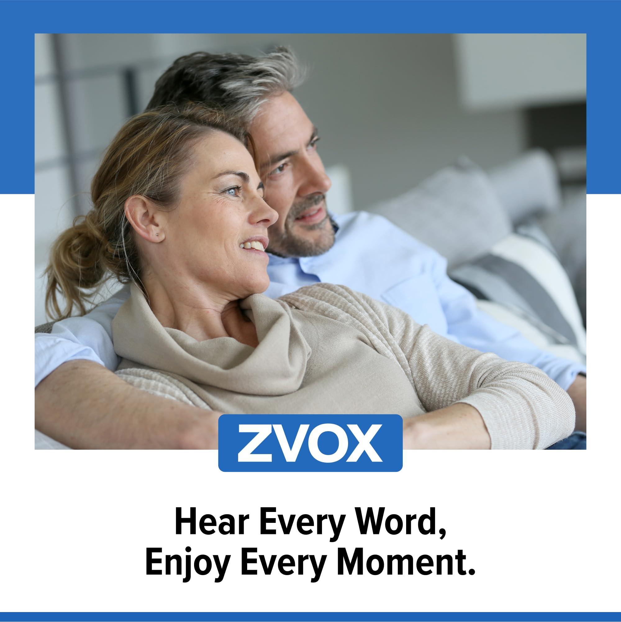 ZVOX ZVOX AccuVoice AV157 Dialogue Clarifying Soundbar - Patented Hearing Technology with Voice Boost, Ultimate Low-Profile TV Speakers Soundbar, Perfect for Home Theater and Smart TV - Espresso