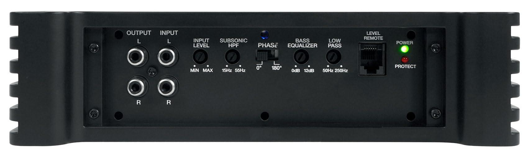 Rockville Rockville DBM13 3000W Peak / 750W RMS Mono Marine Amplifier, Class D, IPX6, Includes Remote, Adjustable Crossover, Subsonic Filter - Perfect for Boats, Marine Sound Systems, ATV, UTV, SIde by Sides