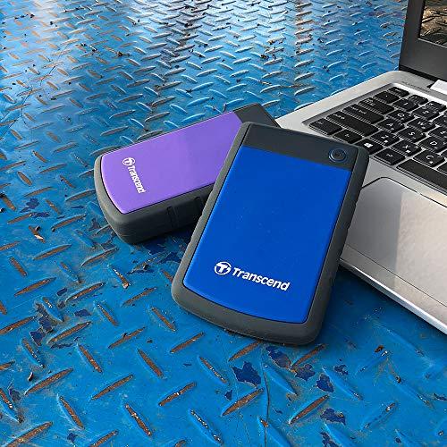 Transcend Transcend 1TB USB 3.1 Gen 1 StoreJet 25H3B SJ25H3B Rugged External Hard Drive TS1TSJ25H3B Blue