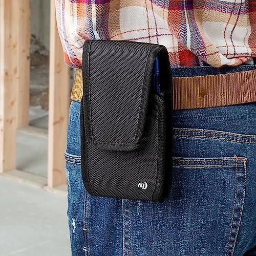 Nite Ize Nite Ize Clip Case Cargo Universal Rugged Phone Holster - Phone Holster for Men\'s & Women\'s Belts - Phone Utility Belt Pouch - Phone Accessories - Cell Phone Holster - XX-Large, Black