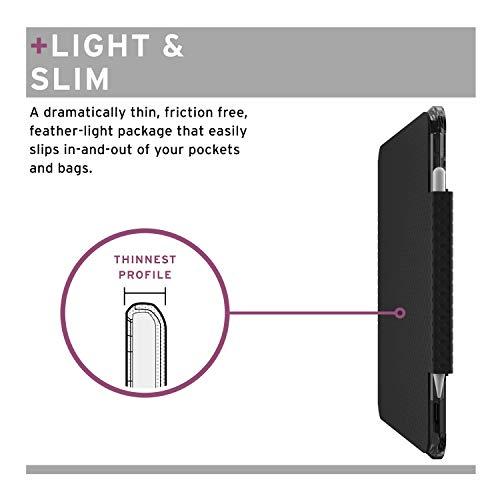 URBAN ARMOR GEAR [U] by UAG iPad Air 10.9-inch (4th Gen, 2020)/iPad Pro 11-inch (2nd Gen, 2020) Case Lucent Translucent Lightweight Ultra-Slim Full Body Auto Sleep/Wake Folio Cover, Black/Ice