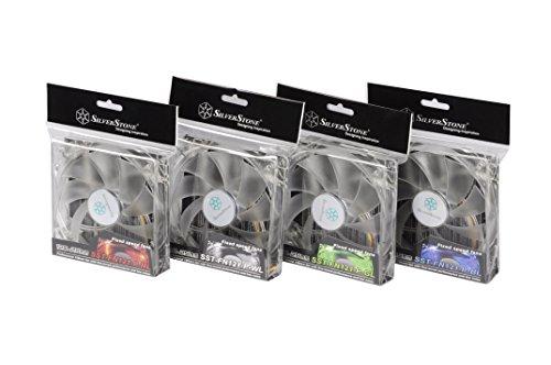 SilverStone Technology Silverstone FN Series 120mm Case Fan Red LED SST-FN121-P-RL