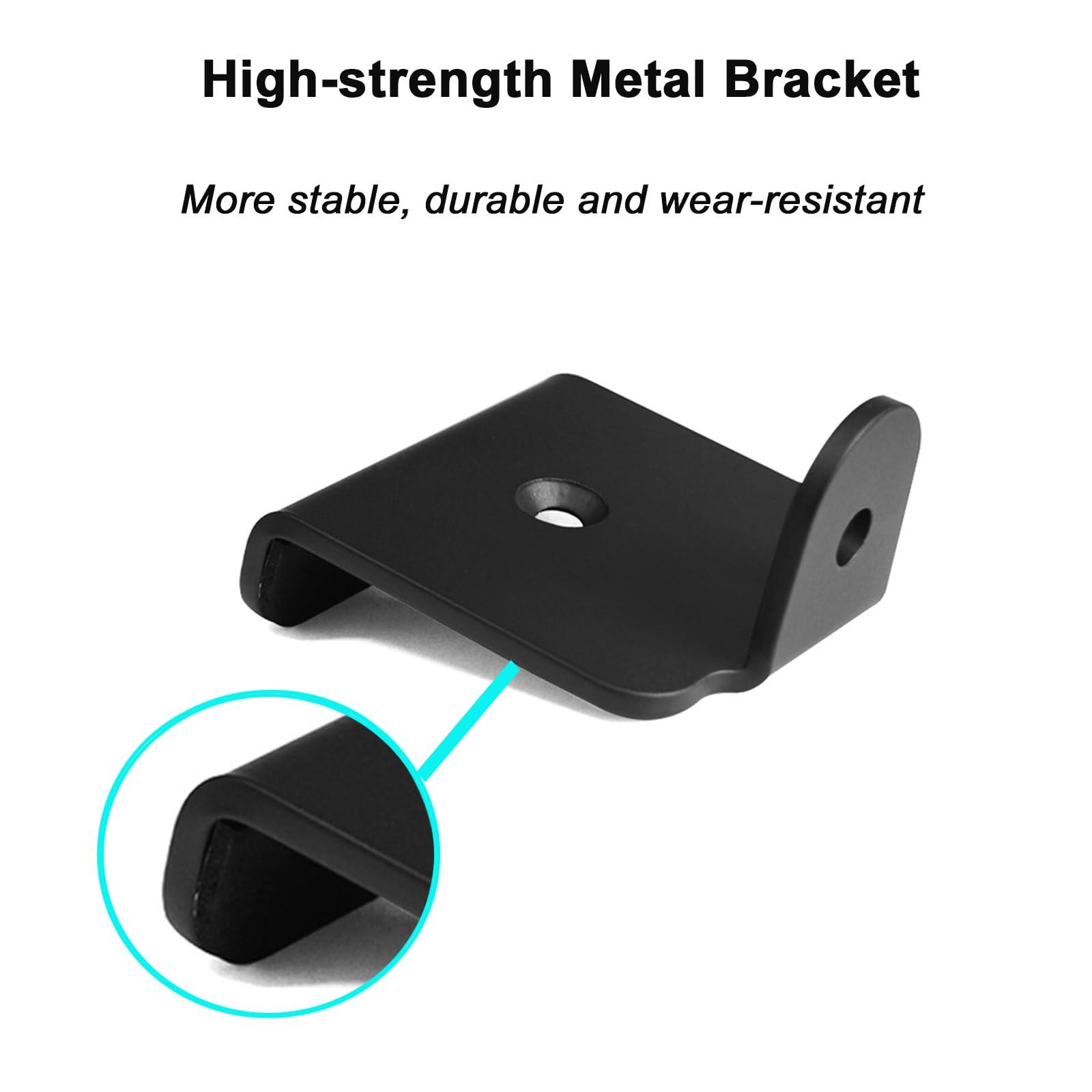 EUGOOCX EUGOOCX Metal Wall Mount Bracket for Samsung HW-Q990C/HW-Q990B/HW-Q990D/HW-Q930 Surround Rear Speakers, Home Theater Surround Sound System Wallmount Accessories (1pc Black)