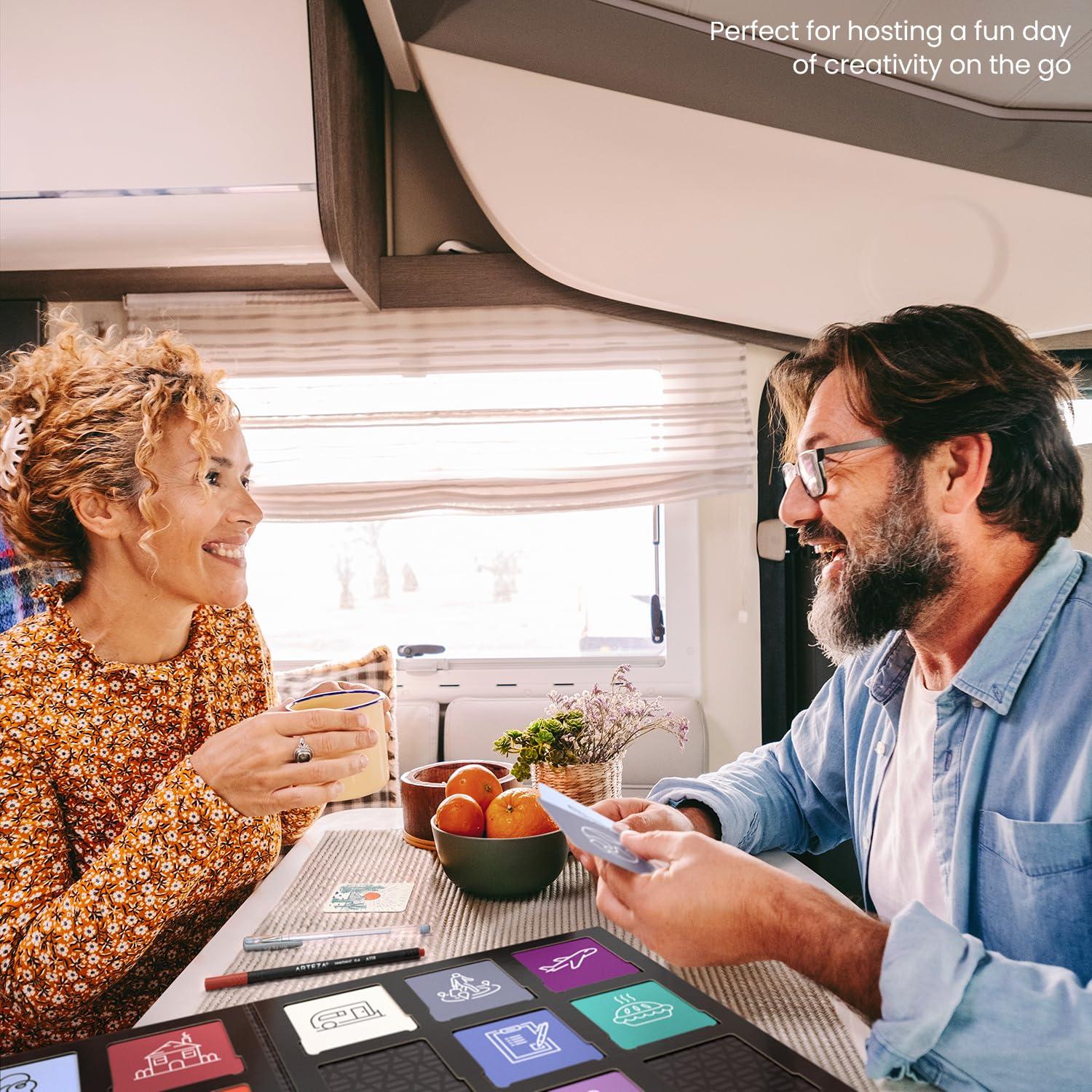 ARTEZA ARTEZA Vision Board Kit, Experience Box | Creative Art & Craft Set for Goal Setting, Party Kit for Group Activities, Business Planning, Personal Development, Art Supplies, Craft Supplies