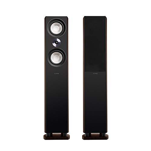 Fluance Fluance Reference High Performance 3-Way Floorstanding Loudspeakers with Down-Firing 8" Subwoofers for 2-Channel Stereo Listening or Home Theater System - Walnut/Pair (XL8FW)