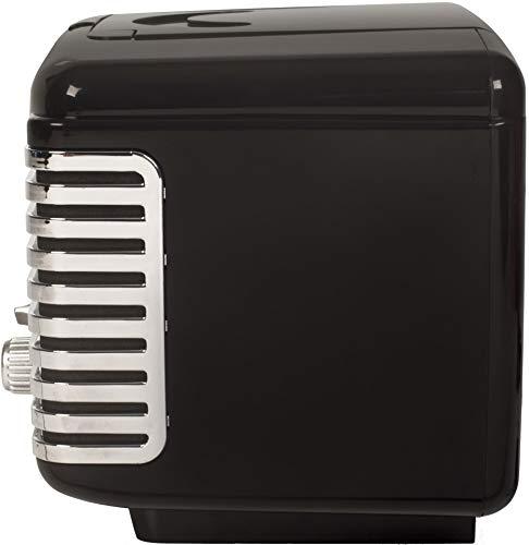 Crosley Crosley CR612B-BK Corsair Tabletop AM/FM Bluetooth Radio with CD Player and Dual Alarm Clock, Black