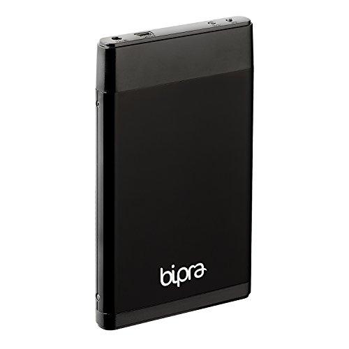 BIPRA 500Gb 500 Gb External USB 2.5 Pocket Size Hard Drive Includes One Touch Back Up Software - Black