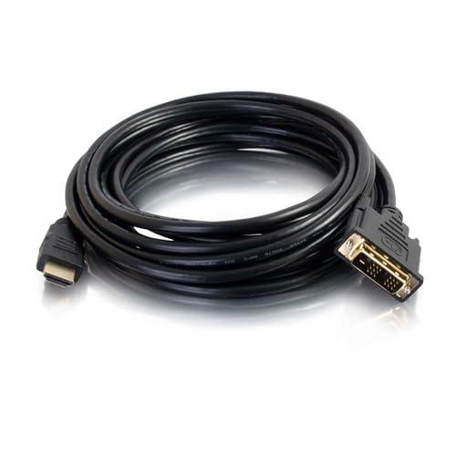 C2G/ Cables To Go C2G/ Cables To Go C2G DVI to HDMI Cable, HDMI Adapter, DVI-D Male to HDMI Male, 1080p, Gold Plated for PS4 & PS3, 4.9 Feet (1.5 Meters), Black, Cables to Go 42515
