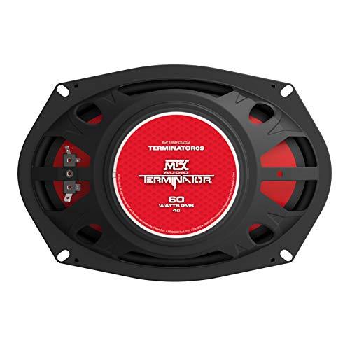 MTX MTX Terminator69 60 Watt RMS 2 Way Polypropylene Coaxial Car Speakers, (1 Pack)