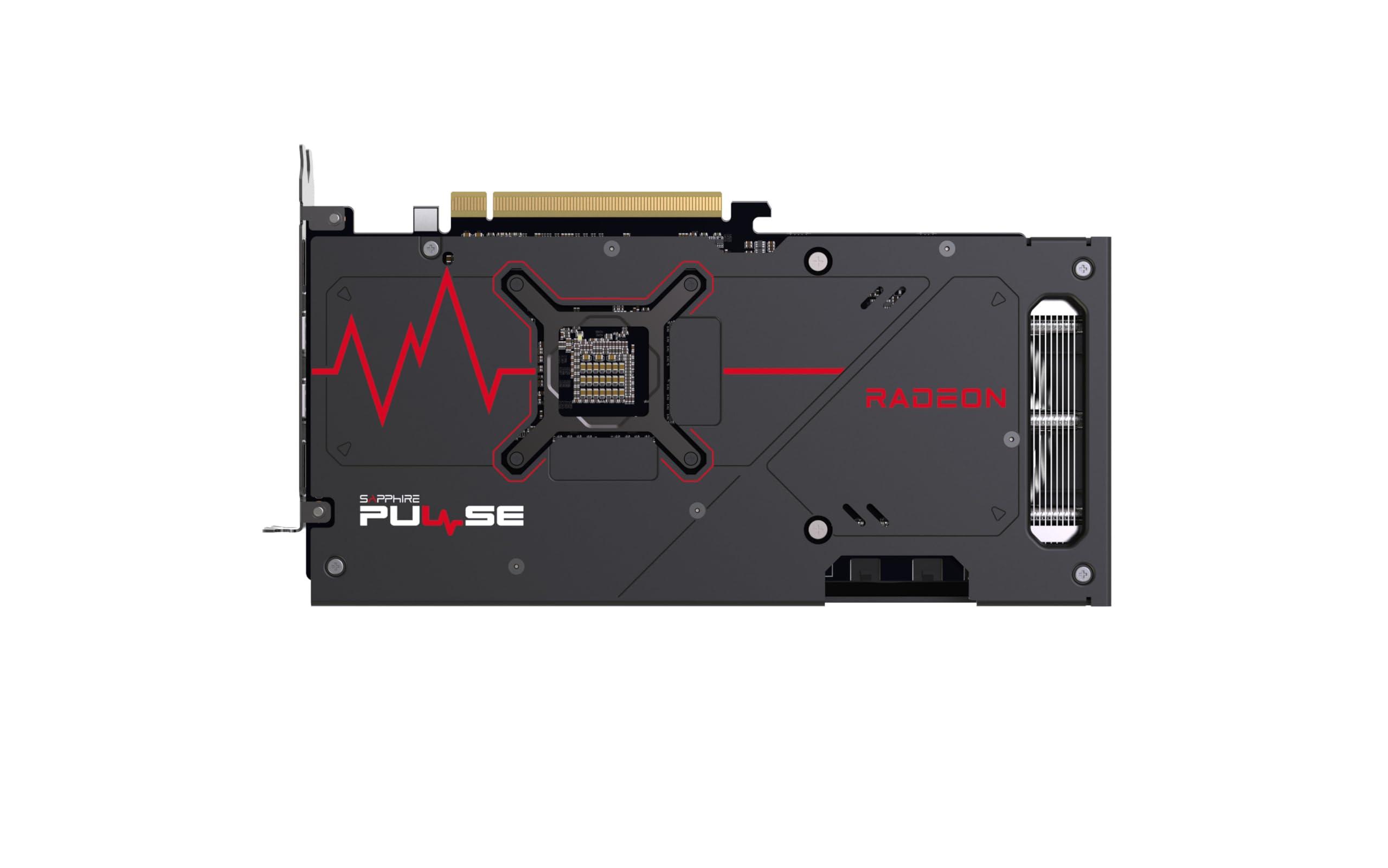 Sapphire Sapphire 11339-04-20G Pulse AMD Radeon RX 7600 XT Gaming Graphics Card with 16GB GDDR6, AMD RDNA 3
