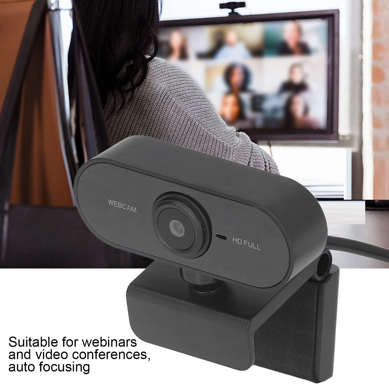 Airshi Webcam, Noise Reduction Streaming Webcam Autofocus for Video Conferencing for Webinars
