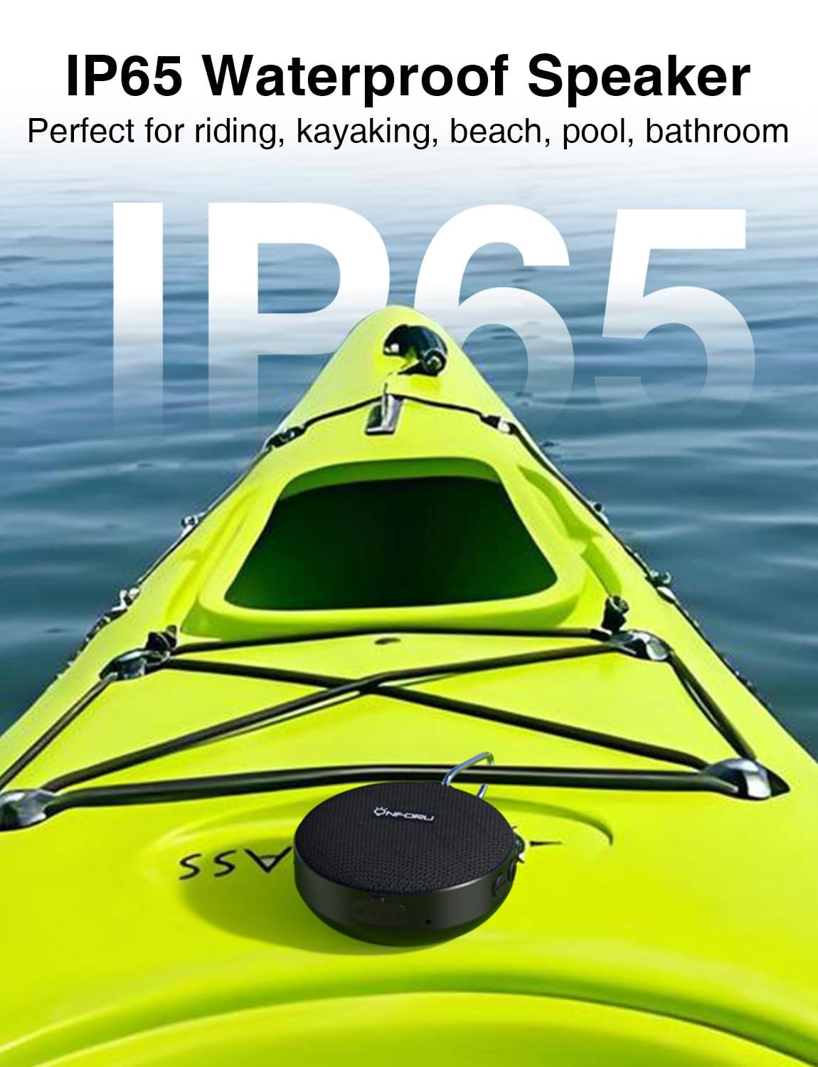 Onforu Onforu Portable Bluetooth Speaker for Bike, IP65 Waterproof & Dustproof Mini Outdoor Shower Travel Speaker, Bluetooth 5.0, Wireless Bicycle Speaker with Loud Sound for Riding, Ideal Gifts