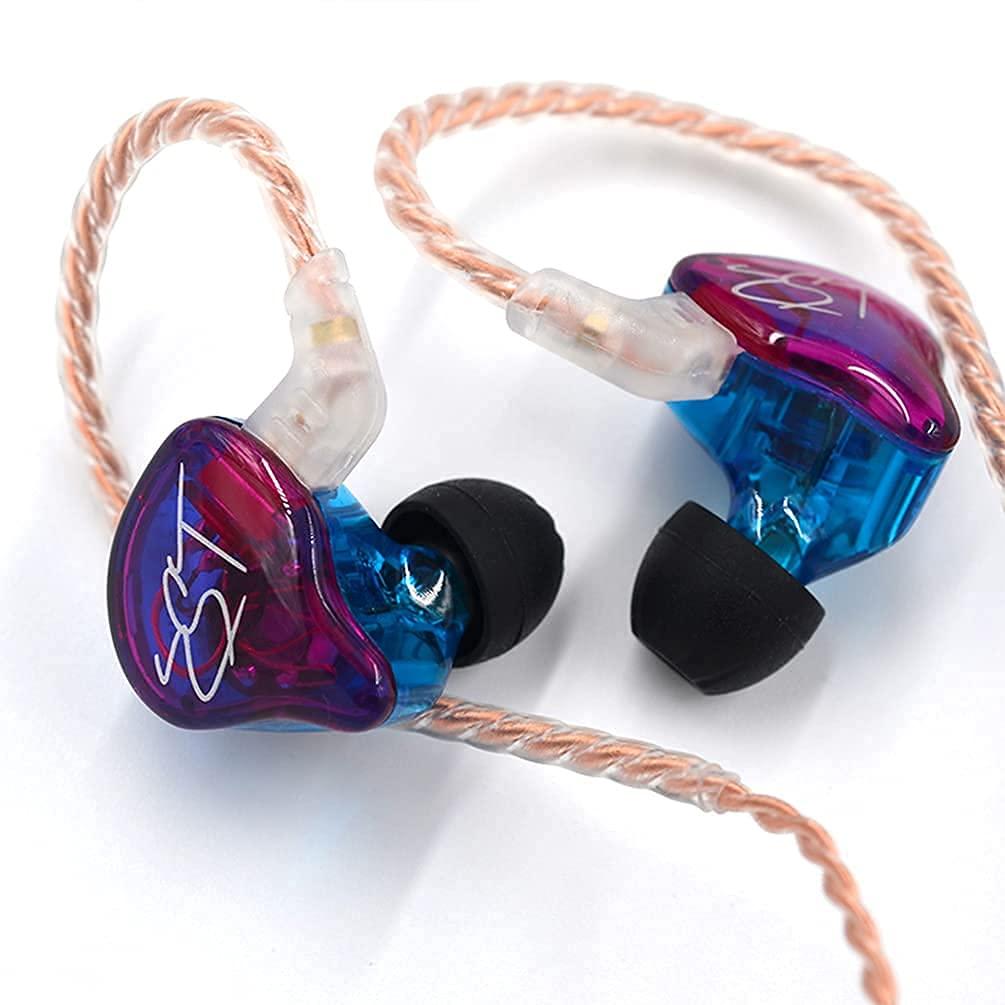 CCA KZ ZST 1BA 1DD in Ear Earphone Clear HiFi Monitor Earbuds Wired Sport Gaming Earphone for Musician Singer Audiophile