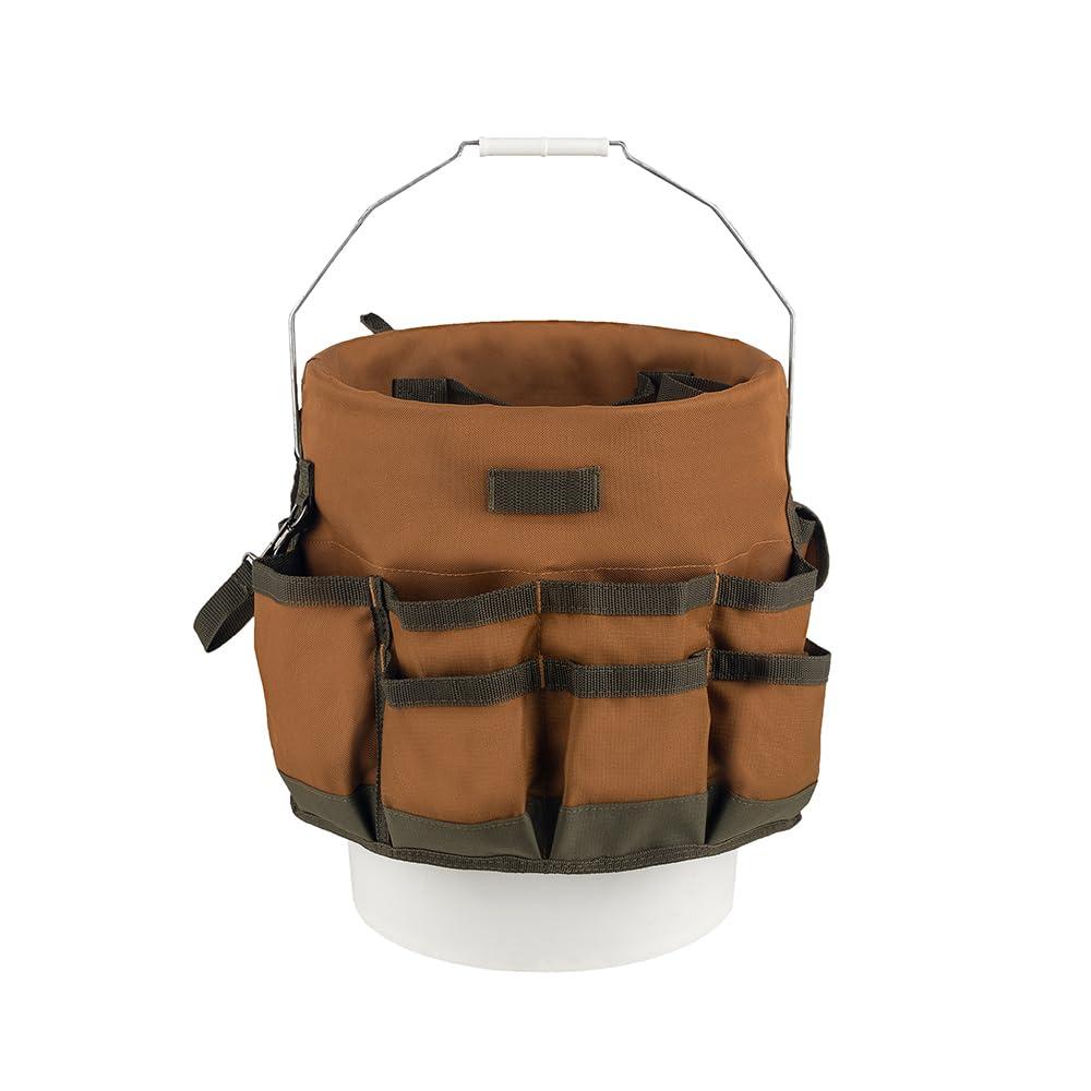 Bucket Boss Bucket Boss The Bucketeer Bucket Tool Organizer in Brown, 10030