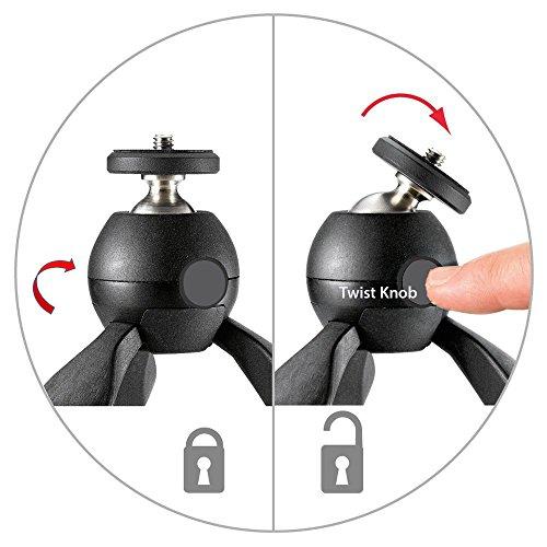 Golf Gadgets Golf Gadgets® - Folding Tripod Swing Recording System | Smartphone Tripod Setup. Great for The Range, or Course. Compatible with Most Phones. (Tripod Phone Mount)