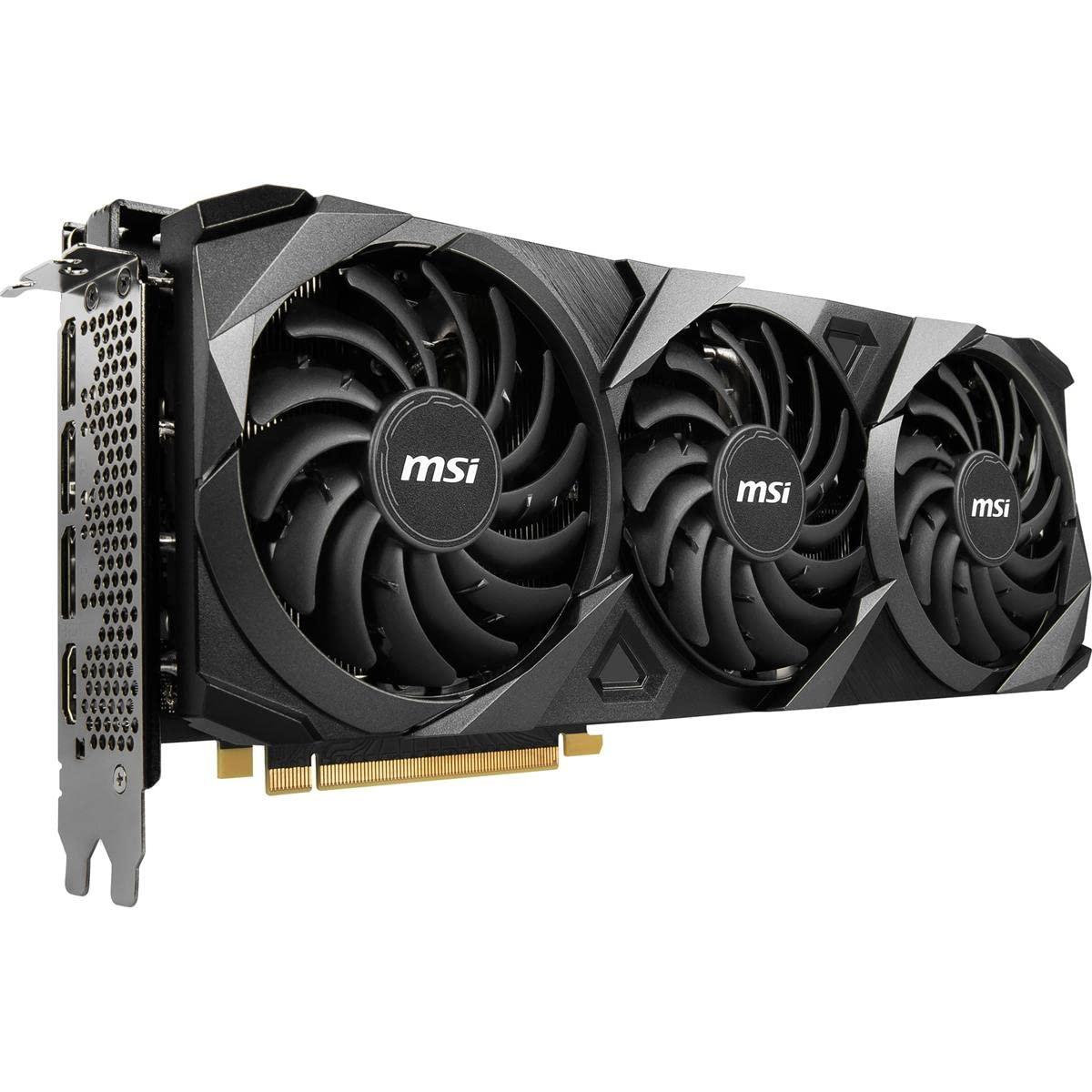 MSI MSI Gaming GeForce RTX 3070 Ti 8GB GDRR6X 256-Bit HDMI/DP Nvlink Tri-Frozr 2 Ampere Architecture OC Graphics Card (RTX 3070 Ti Ventus 3X 8G OC)