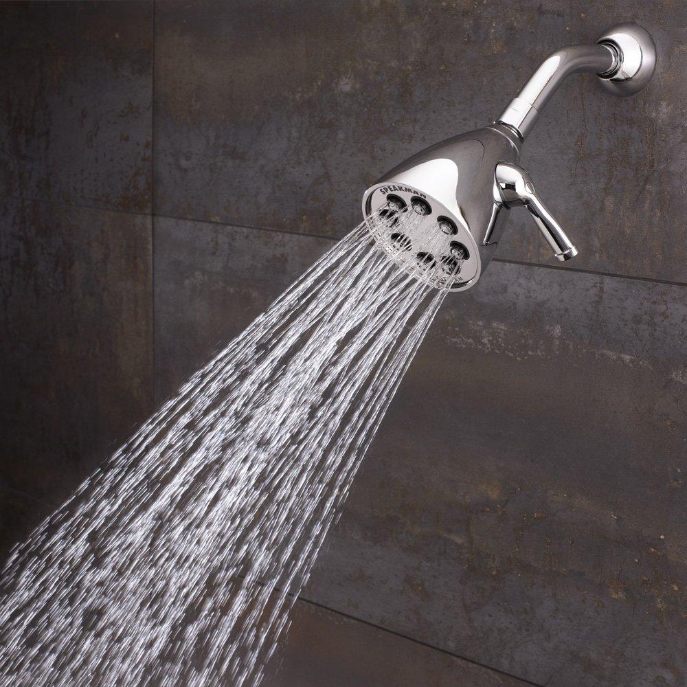Speakman Speakman S-2251 Signature Icon Anystream Adjustable High Pressure Shower Head - 2.5 GPM Solid Brass Replacement Bathroom Showerhead, Polished Chrome