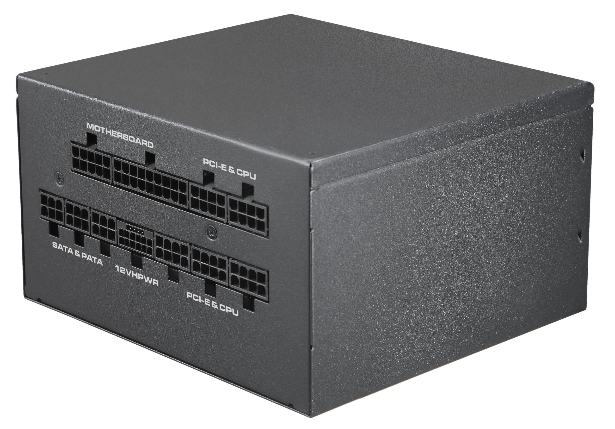 COUGAR COUGAR GEX X2 1000, ATX3.0 Power Supply, PCIE Gen5.0, 12VHPWR, 80Plus Gold Certificate, Cybenetics Platinum, 140mm Length, 10-Year-Warranty