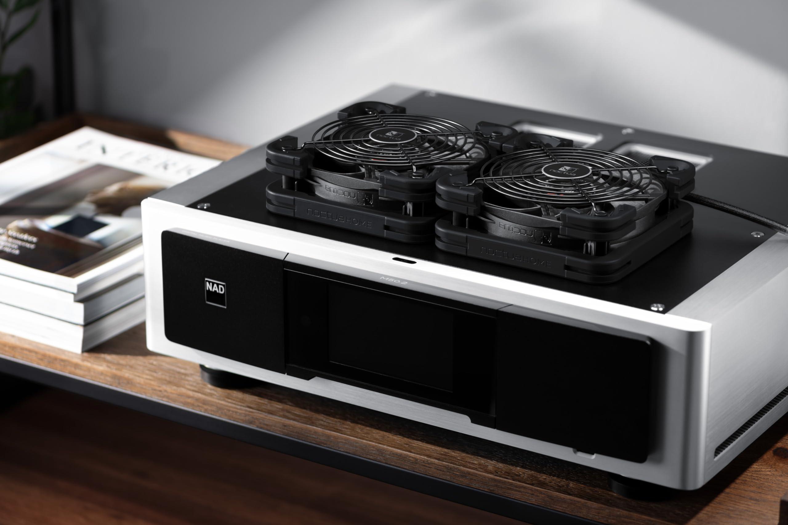 Noctua Noctua NV-FS2, Multi-Purpose Fan Set for Device Cooling with Award-Winning NF-A12x25 120mm Fan, Anti-Vibration Gasket and Pads, Fan Grill and NA-FC1 Speed Controller (Black)