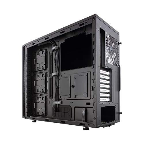Fractal Design Fractal Design Nano S Window - Mini Tower Computer Case - ITX - Optimized for High Airflow and Silent Computing with ModuVent Technology -2X Fractal Dynamix X2 GP-14 Fans Included -Black Window