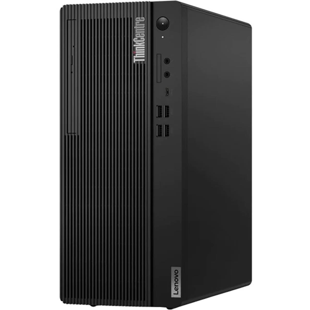Lenovo Lenovo ThinkCentre M80t Gen 3 11TE0000US Desktop Computer - Intel Core i5 12th Gen i5-12500 Hexa-core (6 Core) 3 GHz - 16 GB RAM DDR5 SDRAM - 256 GB M.2 PCI Express NVMe 4.0 SSD - Tower - Raven Black