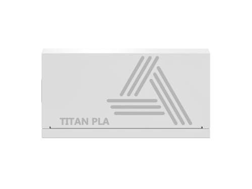 Montech Montech Titan PLA 850W High-End ATX Gaming Power Supply - 80 Plus Platinum & Cybenetics Platinum - Fully Modular - ATX 3.1 & PCIe 5.1 Ready -10 Years Coverage - White