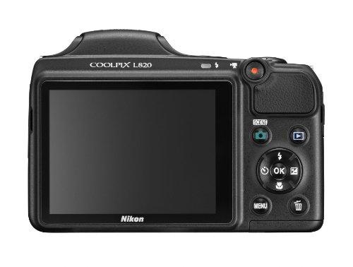 Nikon Nikon COOLPIX L820 16 MP CMOS Digital Camera with 30x Zoom Lens and Full HD 1080p Video (Black) (OLD MODEL)