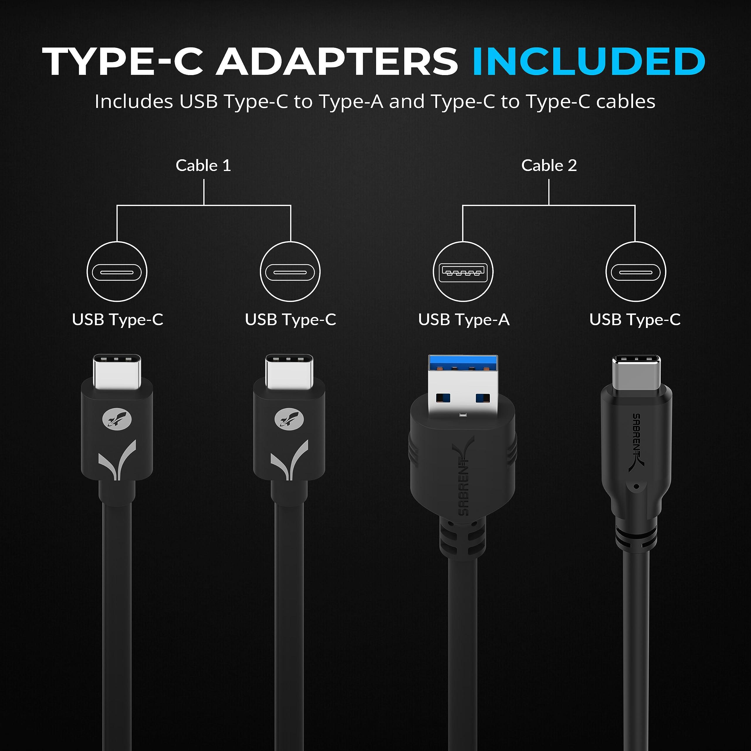 SABRENT SABRENT 1TB Rocket Nano XTRM External SSD, USB 3.2 / Thunderbolt 3, Speeds Up to 2700MBps (SB-XTMN-1TB)