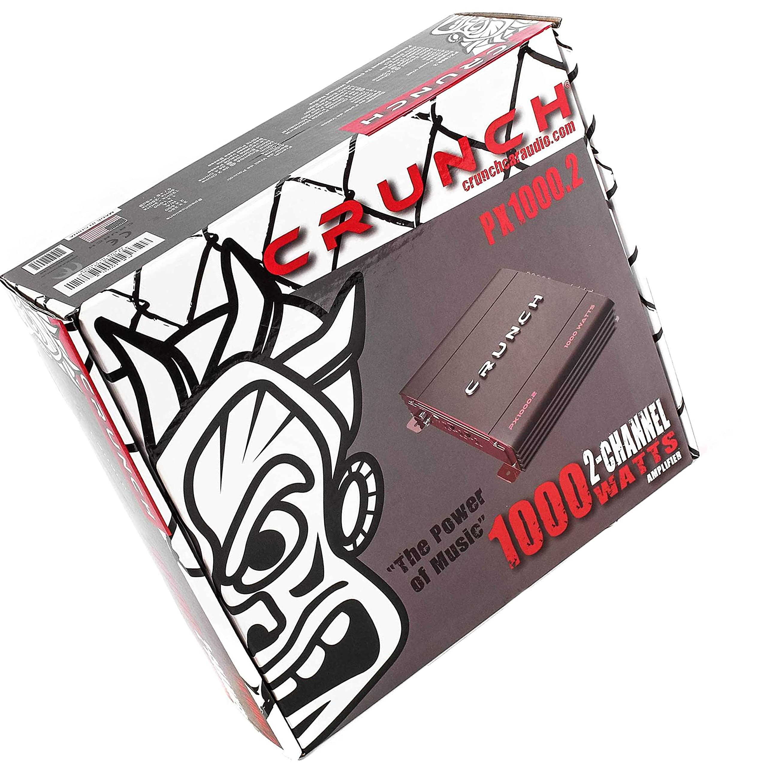 Autotek Autotek TA2050.2 TA Series 2 Channel Car Audio Amplifier (Black) – Class A/B Amp, 2000 Watt, Bass Boost, Marine Grade Protection Amplifier