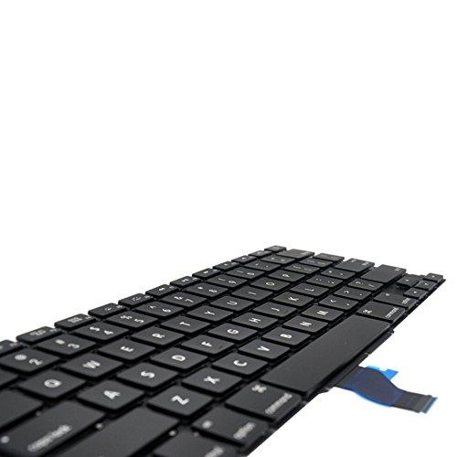 Padarsey Padarsey Replacement Keyboard Without Backlit and Frame Compatible for MacBook Pro A1502 13" 2013-2015 Retina Series Black US Layout, Compatible with Part Numbers ME864 ME865 ME866(6 Months Warranty)