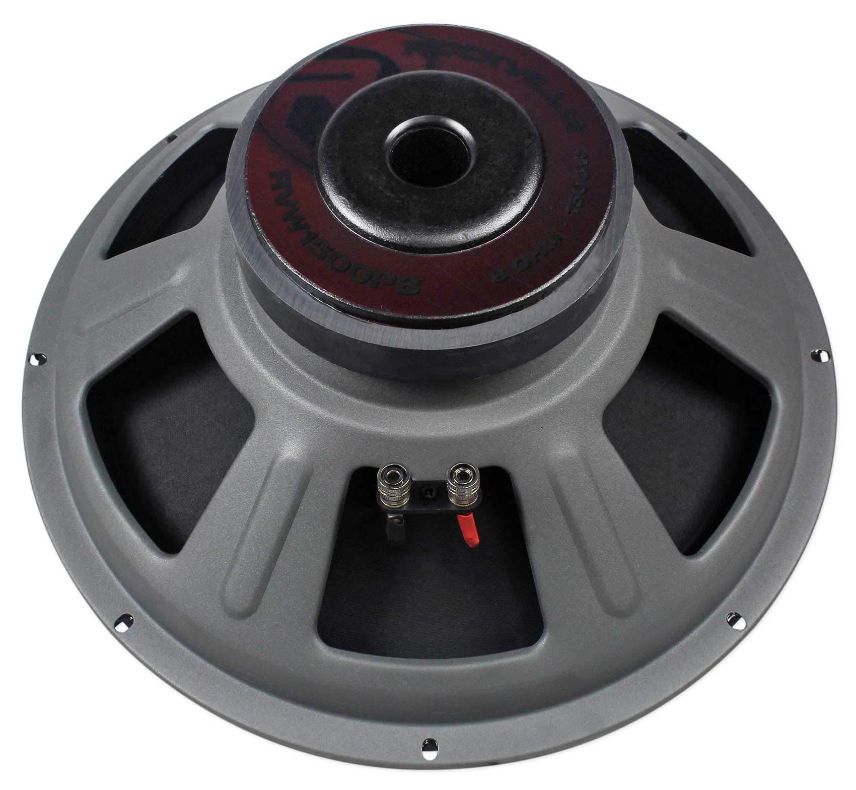 Rockville Rockville RVW1500P8 1500w 15\" Raw DJ Subwoofer 8 Ohm Sub Woofer 70OZ Magnet, Black