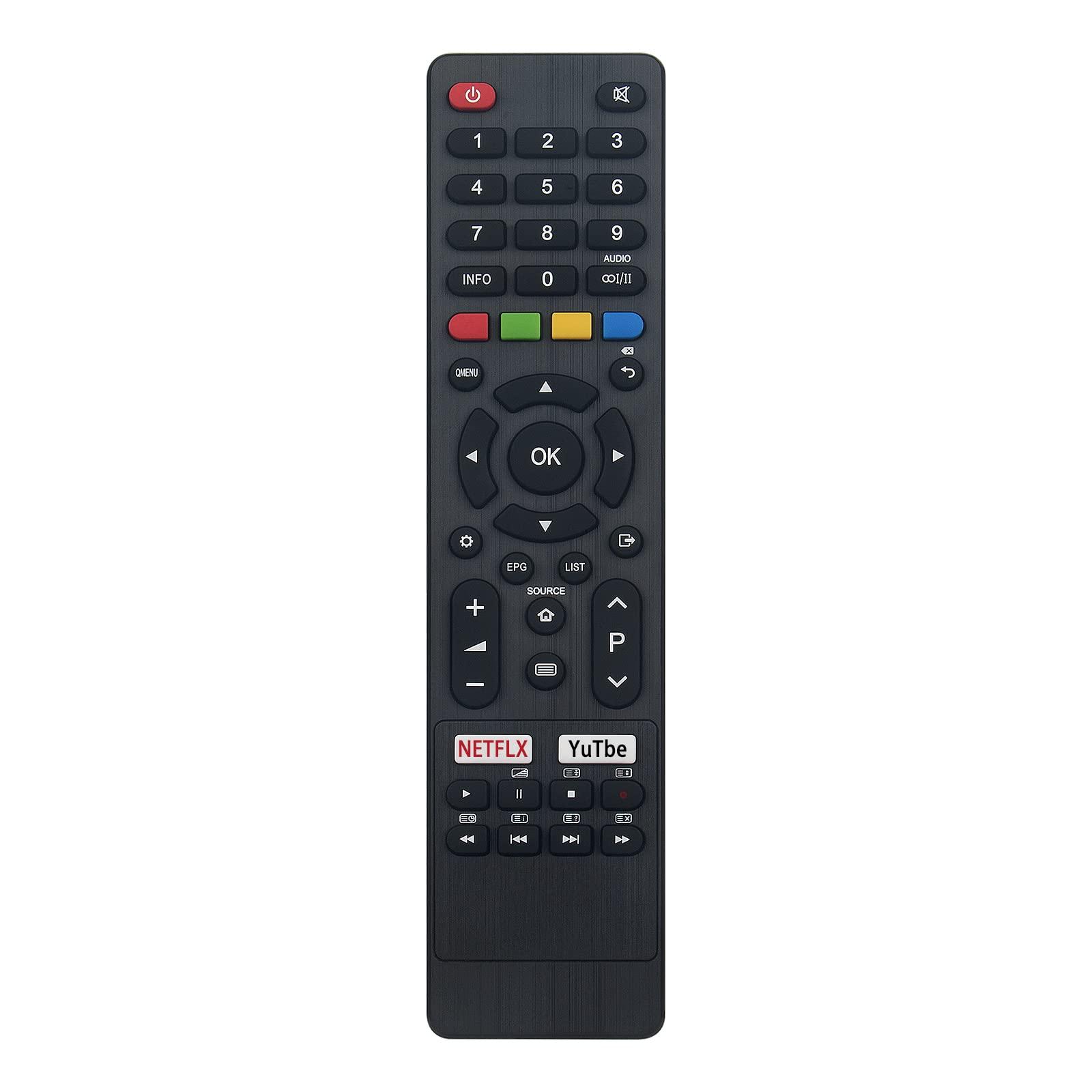 PERFASCIN RM-C3348 RM-C3349 RM-C3354 Replacement Remote Control for JVC 4K UHD LED HDTV Android TV LT-50KB585 LT-40N5105A LT-55KB695 LT-32KC197 LT 32KC197 LT-65KC595 T32KC197 LT65KC595