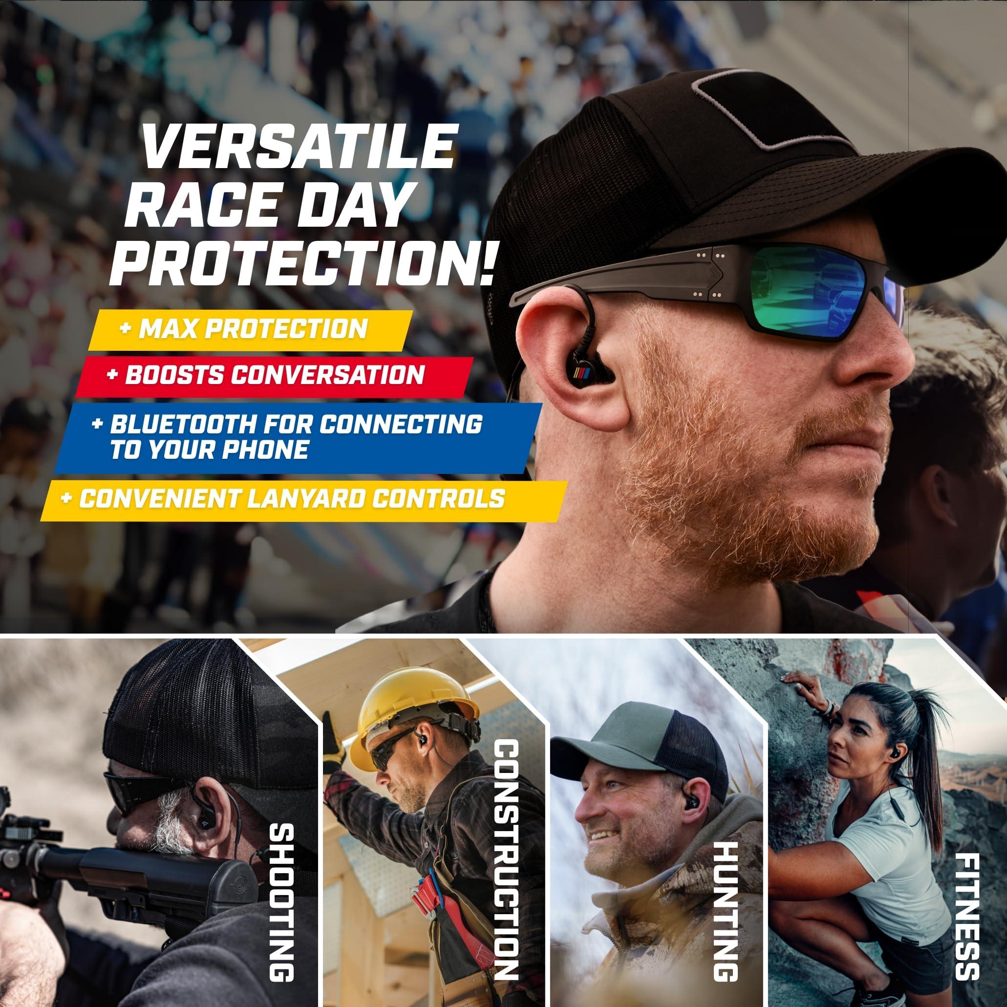 AXIL AXIL GS Extreme NASCAR 2.0 Shooting Ear Buds Hearing Enhancement & Noise Isolation Bluetooth Earbuds w/Dynamic Speakers 25-Hour