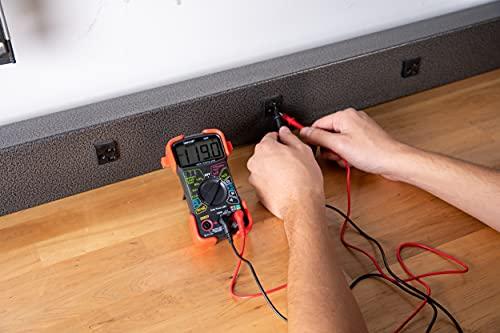 Innova INNOVA 3320 Auto-Ranging Digital Multimeter, Red & Black