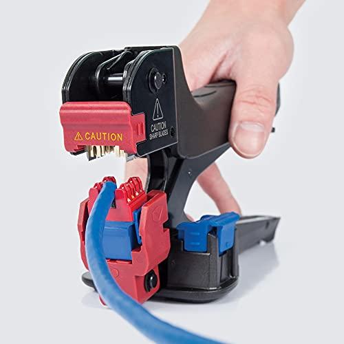 ICC ICC CAT6 EZ Keystone Jack 25-Pack with JackEasy Termination Tool Bundle - RJ45 Ethernet Cable Connectors, PoE++ Rated, UL Listed - Cat6a, Cat6, Cat5e, and Voice Keystone Jacks