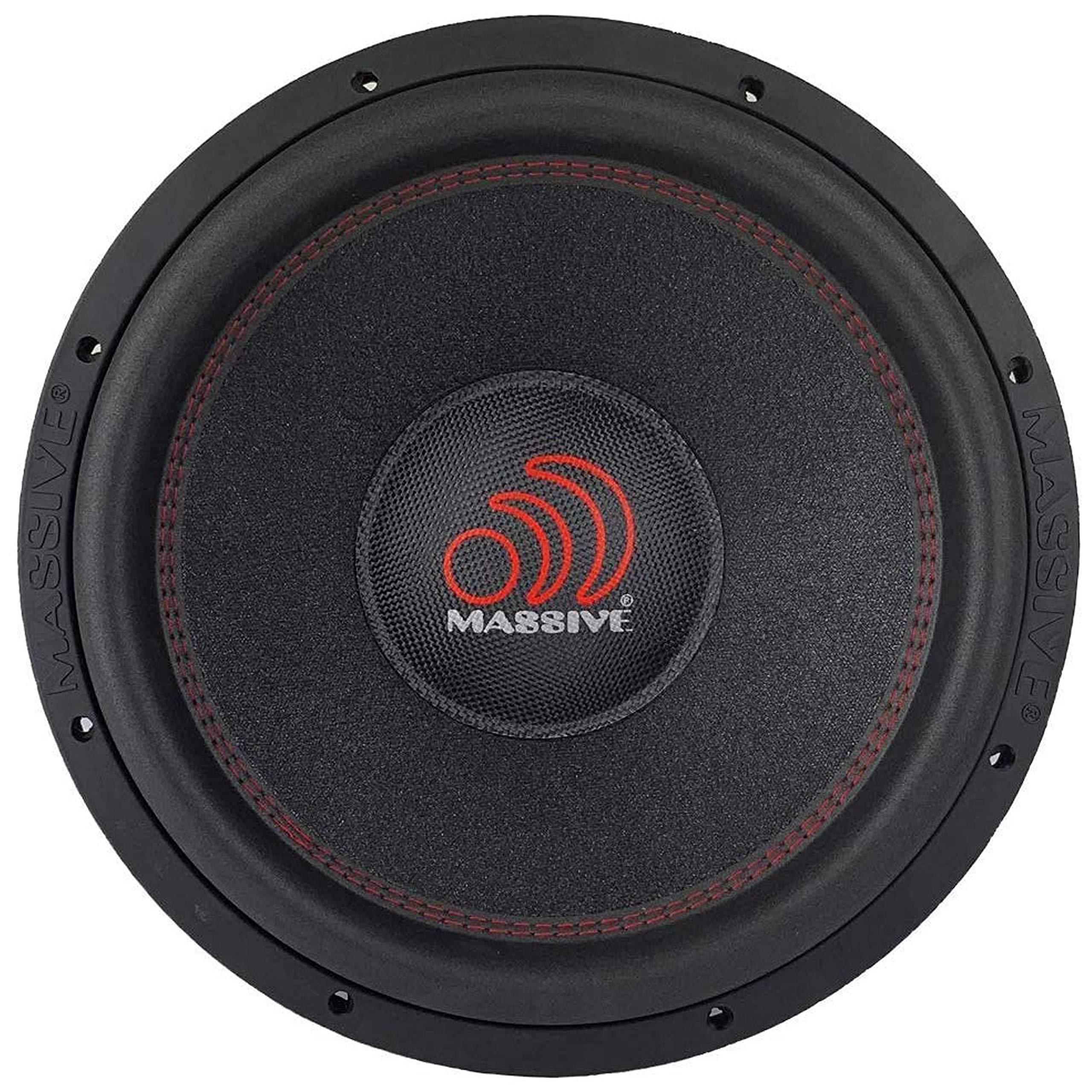 Massive Audio Massive Audio KILOX154-15 Inch Car Audio Subwoofer, High Performance Subwoofer for Cars, Trucks, Jeeps - 15\" Subwoofer 1000 Watt RMS, 2000w MAX Dual 4 Ohm, 3 Inch Voice Coil. Sold Individually