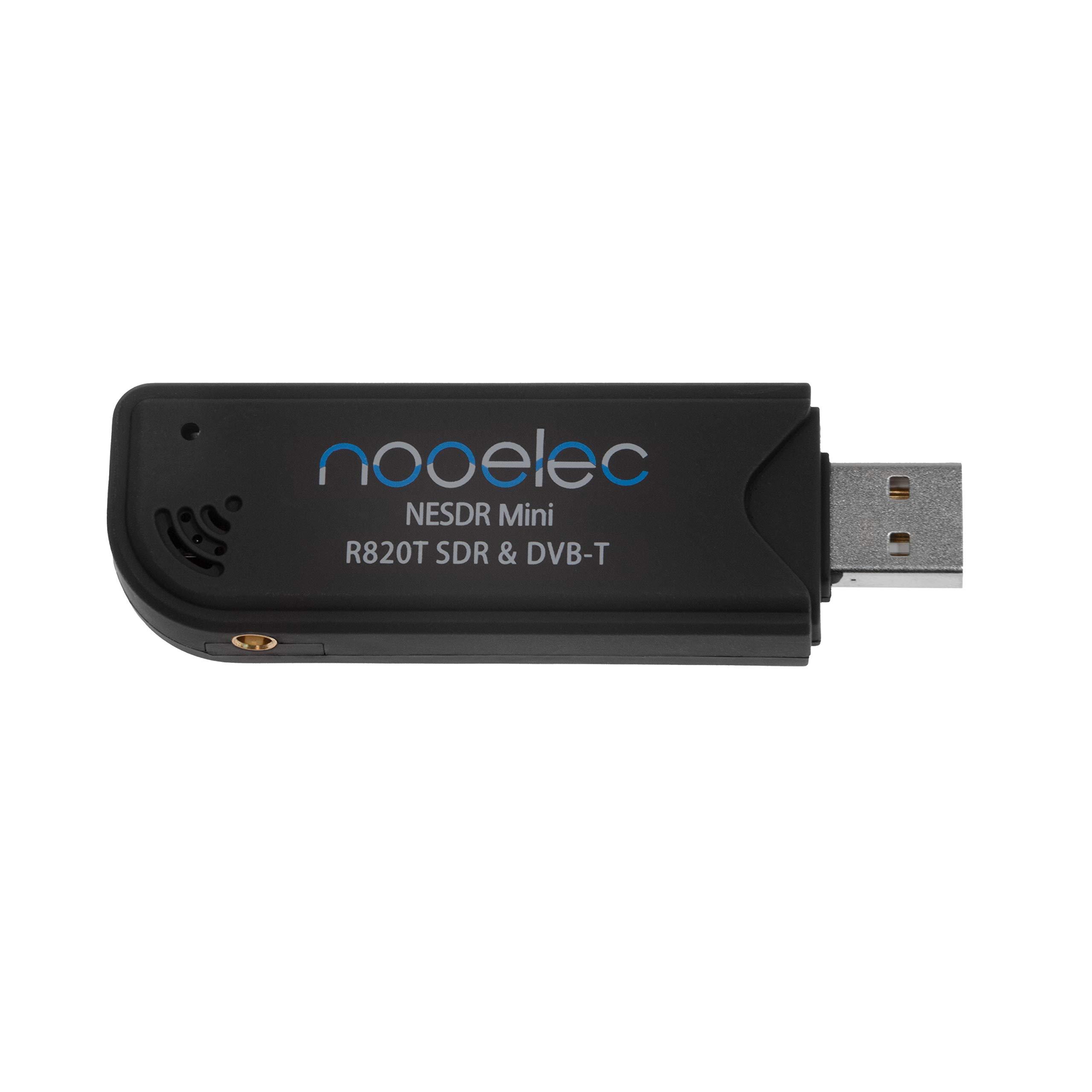 Nooelec Nooelec NESDR Mini USB RTL-SDR & ADS-B Receiver Set, RTL2832U & R820T Tuner, MCX Input. Low-Cost Software Defined Radio Compatible with Many SDR Software Packages. R820T Tuner & ESD-Safe Antenna Input