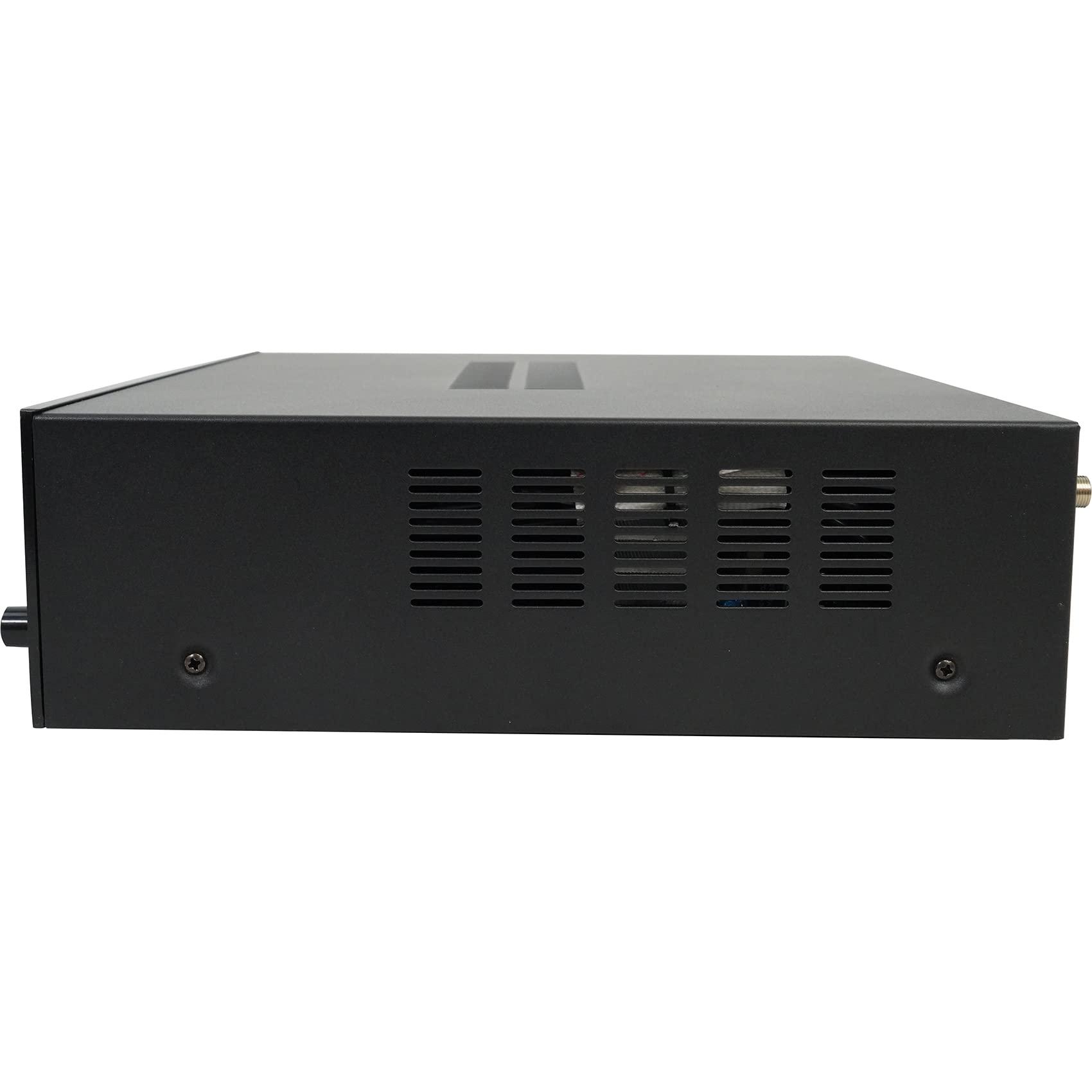 Rockville Rockville RPA40BT 4-Room Home Audio Kit Receiver+(8) 6.5\" Black Ceiling Speakers