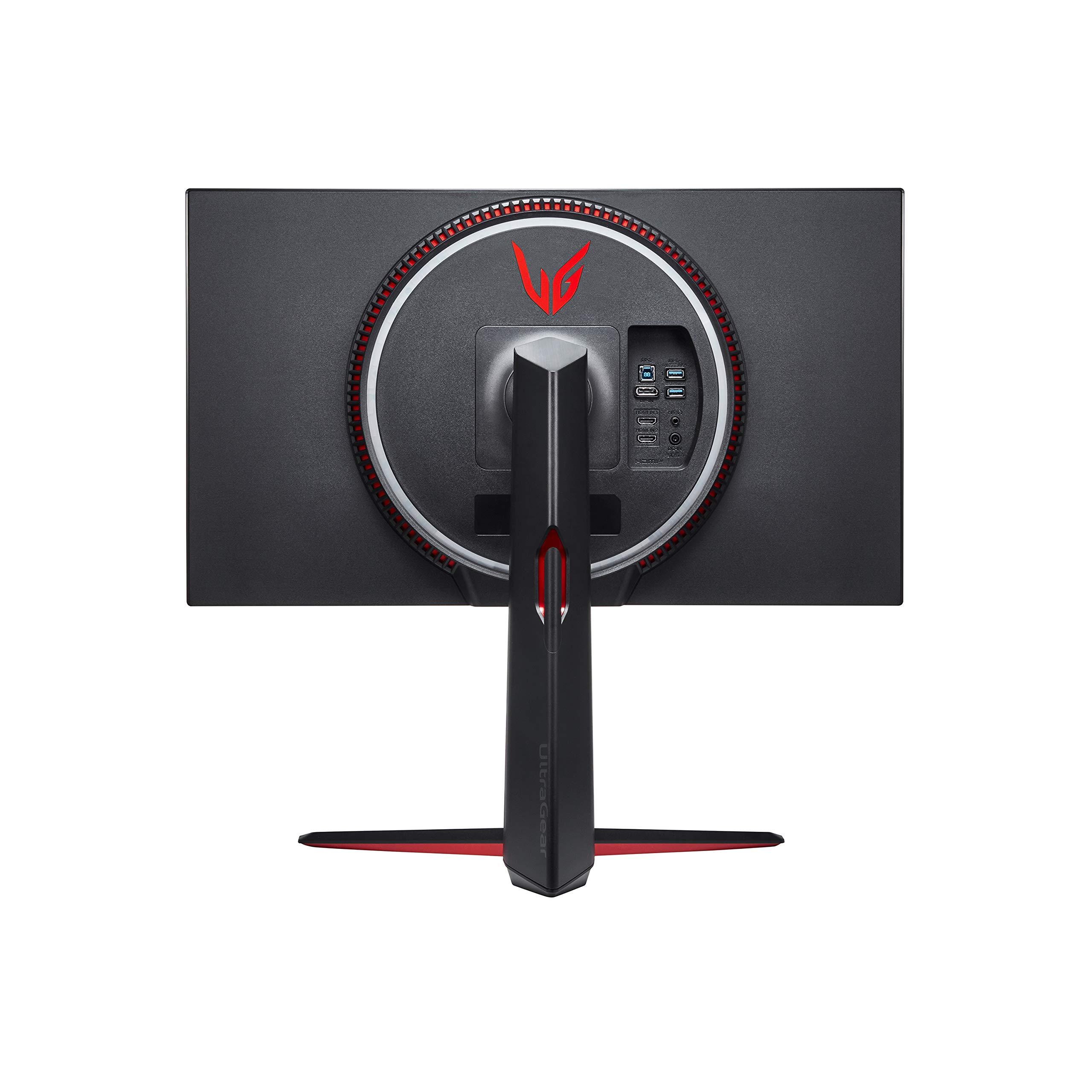 LG LG 27GN950-B UltraGear Gaming Monitor 27 UHD (3840 x 2160) Nano IPS Display, 1ms Response Time, 144Hz Refresh Rate, G-SYNC Compatibility, AMD FreeSync Premium Pro, Tilt/Height/Pivot Adjustable Stand