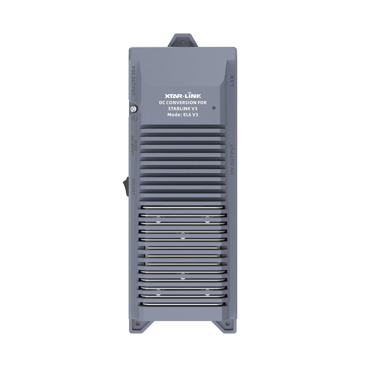 XTAR Starlink DC Conversion KT,XTAR EL6 V3 12V to 56V All-in-one DC Power Supply for Starlink Standard ACTUATED (Gen 3),Reduce Power Consumption (EL6 KT)