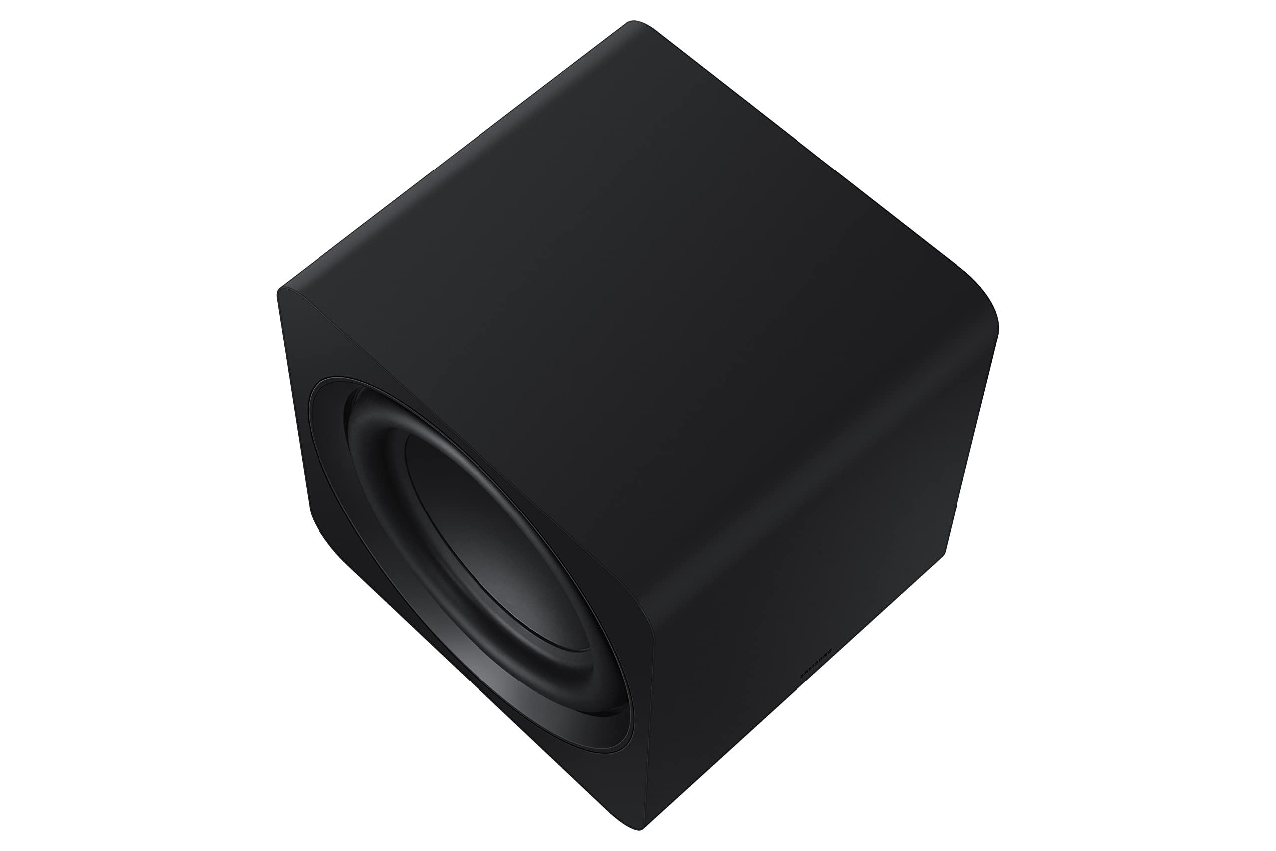 SAMSUNG SAMSUNG SWA-W510 Subwoofer for S Series Soundbar with Powerful Bass, Wireless, Unibody Design, Compact 6.5" Size, 2022, Black