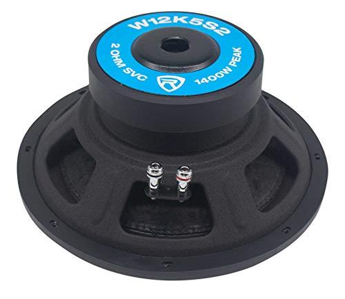 Rockville Rockville K5 W12K5S2 12" 1400w 2 Ohm Car Audio Subwoofer Sub 350w RMS CEA Rated!, Black