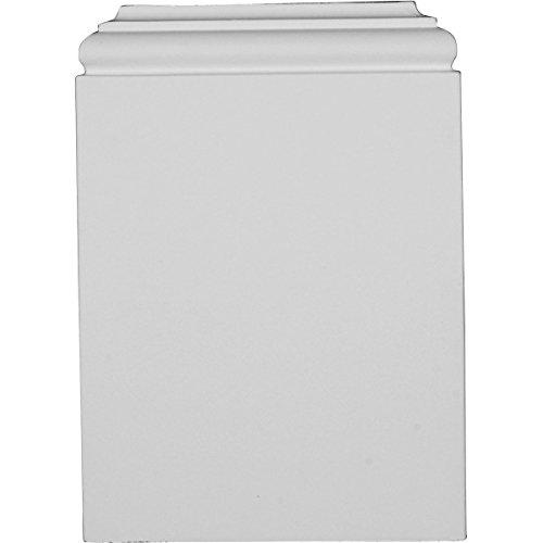Ekena Millwork Ekena Millwork PB07X10X01TR Traditional Plinth Blocks, 7 3/8\"W x 10 1/4\"H x 1 7/8\"P, Primed