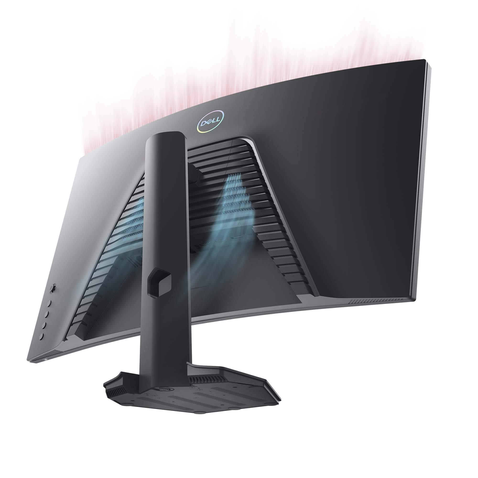Dell Dell Gaming S2721HGF 27 Inch Curved FHD 144Hz 1080p VA Ultra-Thin Bezel Monitor, Nvidia G-Sync and AMD FreeSync HDMI, DisplayPort, VESA Certified, Gray (Renewed)