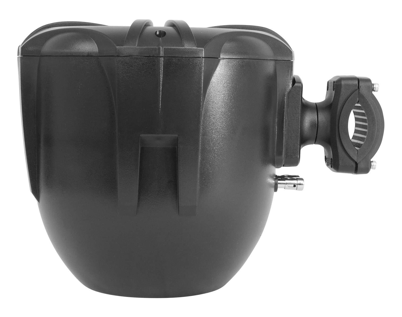 Rockville Rockville (4) RWB90B Black 8" 300w Marine Wakeboard 360 Swivel Tower Speakers