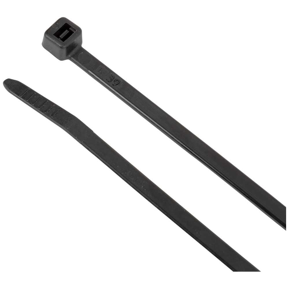 Klein Tools Klein Tools 450-200 Cable Ties, 50-Pound Tensile Strength, Heavy Duty Nylon Cable Zip Ties, Indoor / Outdoor Use, 7.75-Inch, Black, 100-Piece