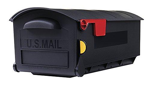 Gibraltar Mailboxes Gibraltar Mailboxes Patriot Rust-Proof Plastic Black, Mailbox Mounting Board, GMB225B